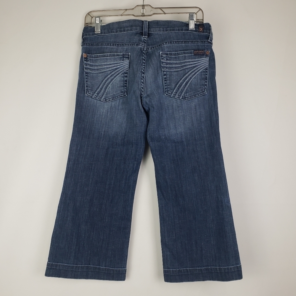 7 for all Mankind Dojo Cropped Jeans Sz 29